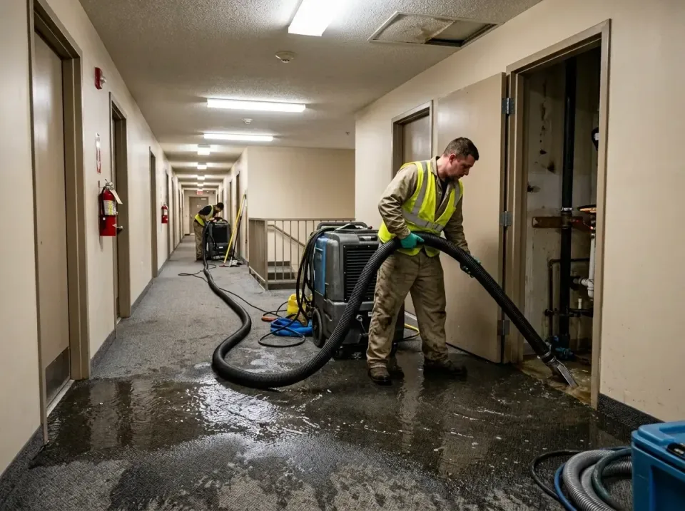 multi-unit-apartment-hallway-f-005 — frequently asked questions, Emergency Burst Pipe Water Extraction & Removal in Gunter,…